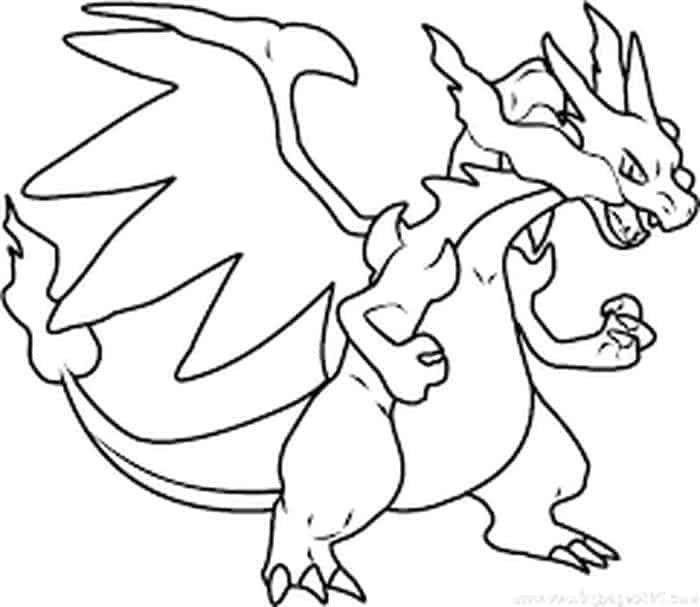 Charizard Free Pokemon Coloring Pages