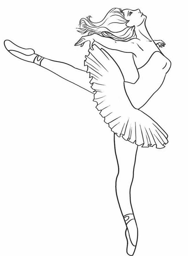 Dance Coloring Pages For Girls
