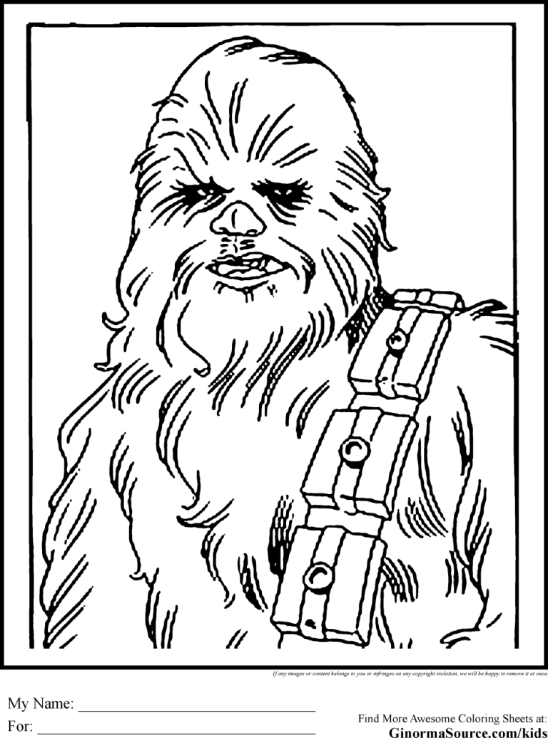 Star Wars Colouring Pictures To Print