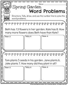 First Grade Math Subtraction Word Problems