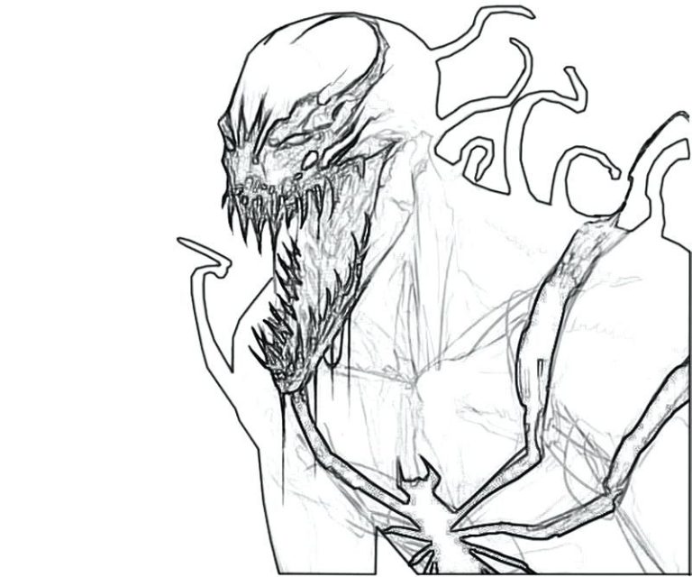 Spiderman Carnage Venom Vs Carnage Coloring Pages