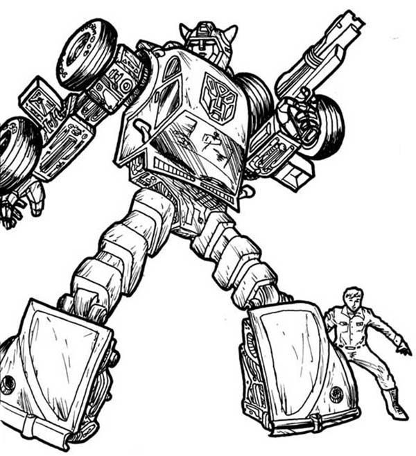 Realistic Bumblebee Optimus Prime Transformers Coloring Pages