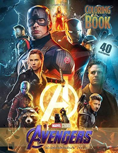 Avengers Endgame Colouring Book