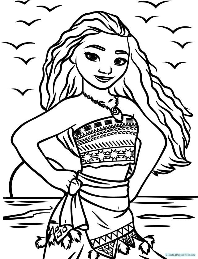 Moana Coloring Pictures