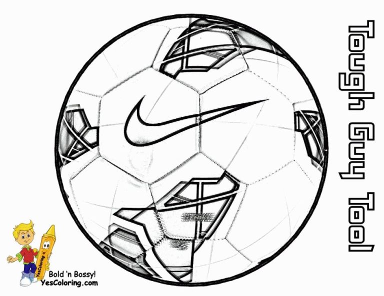 Soccer Ball Coloring Pages Printable