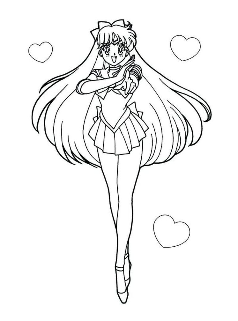 Printable Sailor Moon Crystal Coloring Pages