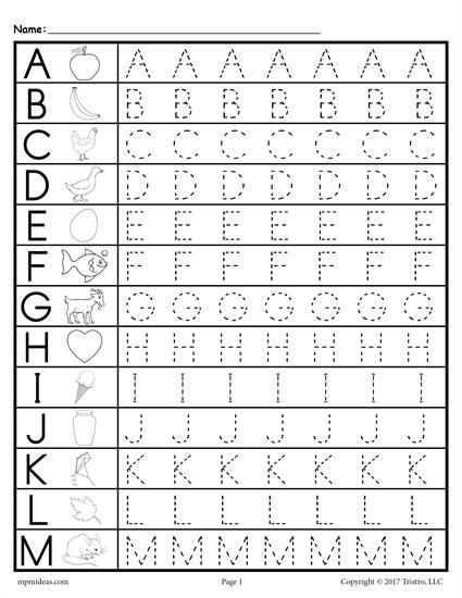 Tracing Alphabet Worksheets Pdf