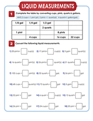 4th Grade Ratio Tables Worksheets