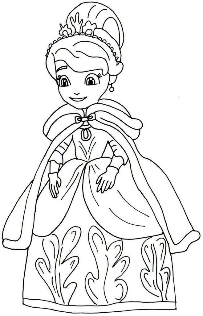 Printable Sofia The First Family Coloring Pages