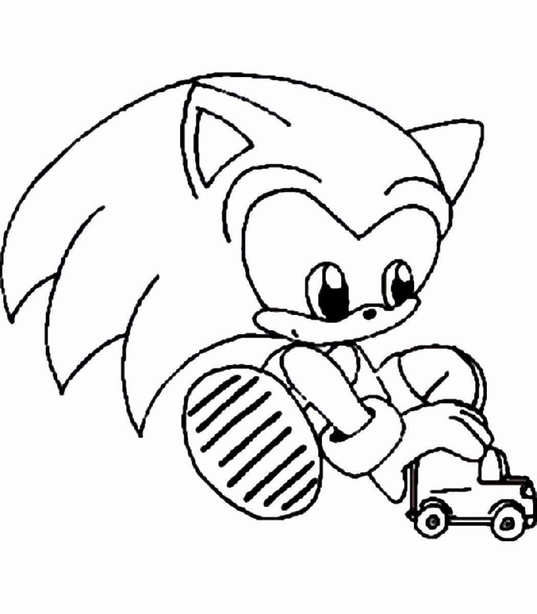 Coloring Book Baby Sonic Coloring Pages