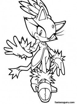 Classic Metal Sonic Coloring Pages