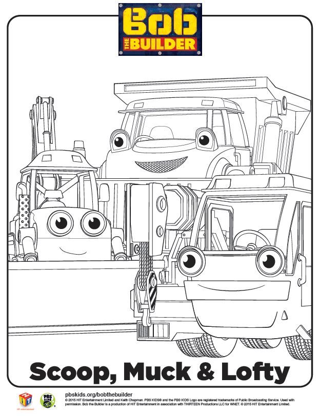 Lofty Bob The Builder Coloring Pages