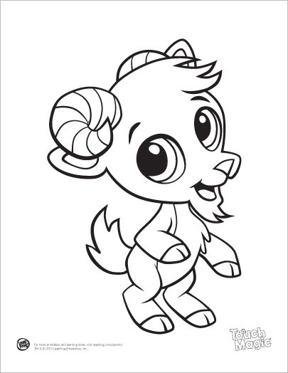 Cute Baby Animals Cartoon Coloring Pages