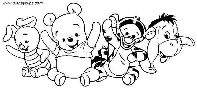 Coloring Sheet Winnie The Pooh And Friends Coloring Pages