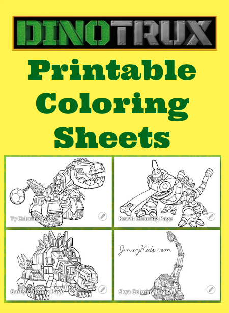 Dinotrux Coloring Pages Pdf