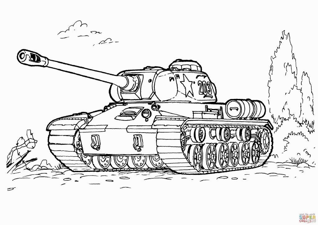 Tank Coloring Pages To Print