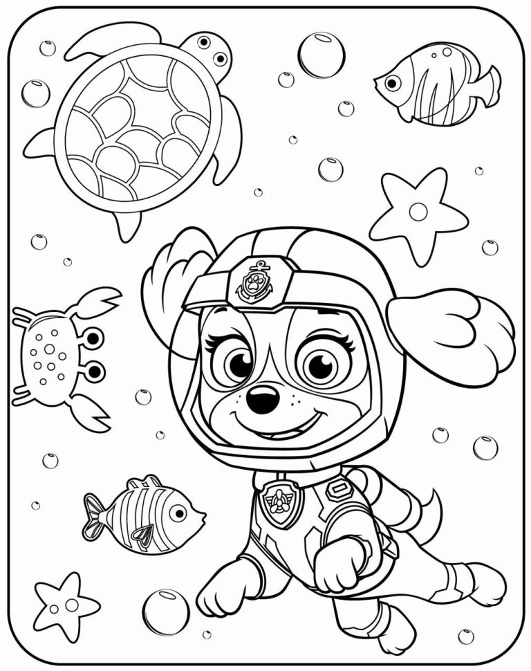 Paw Patrol Skye Pictures To Color