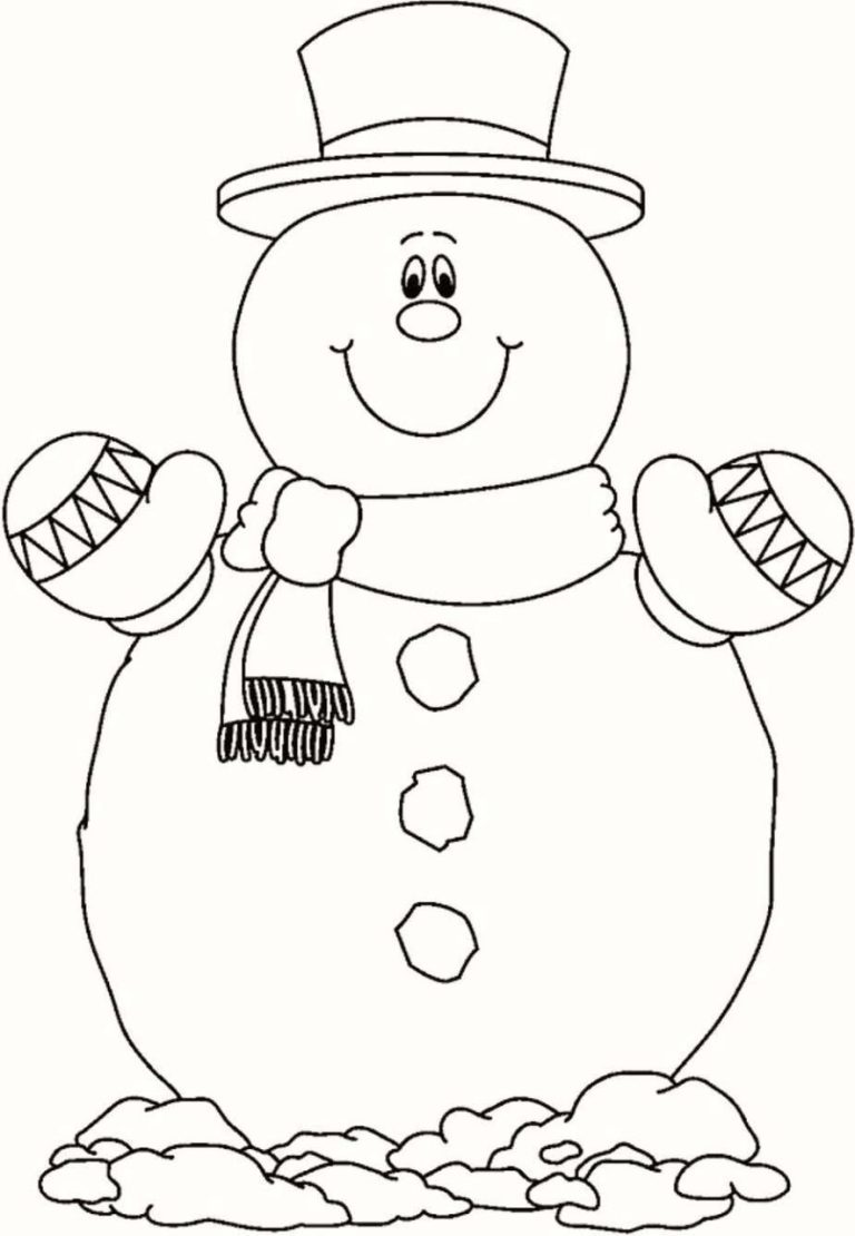 Snowman Coloring Pictures