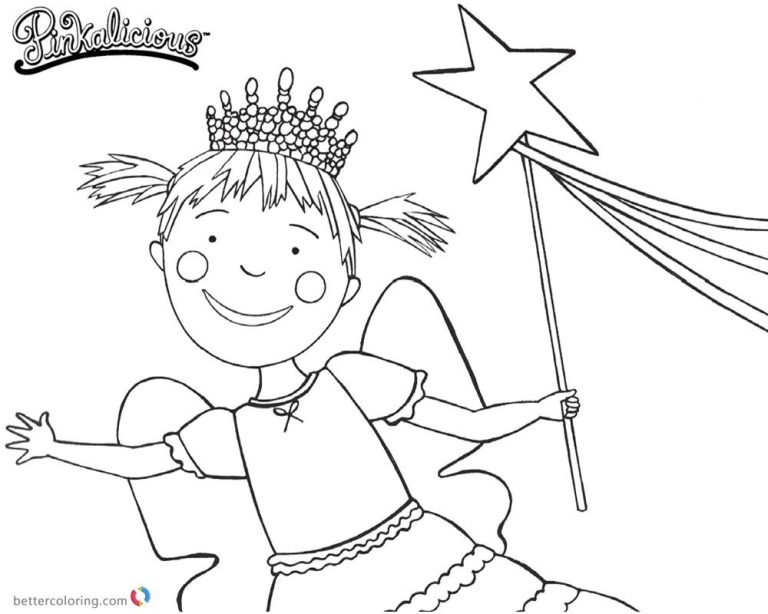 Printable Pinkalicious Coloring Pages
