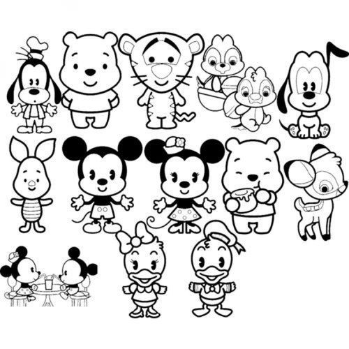 Free Printable Cute Disney Coloring Pages