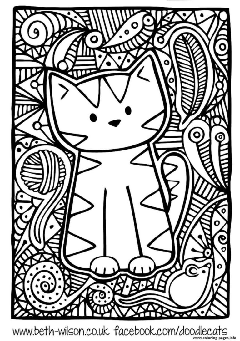 Difficult Cute Printable Difficult Cute Halloween Coloring Pages