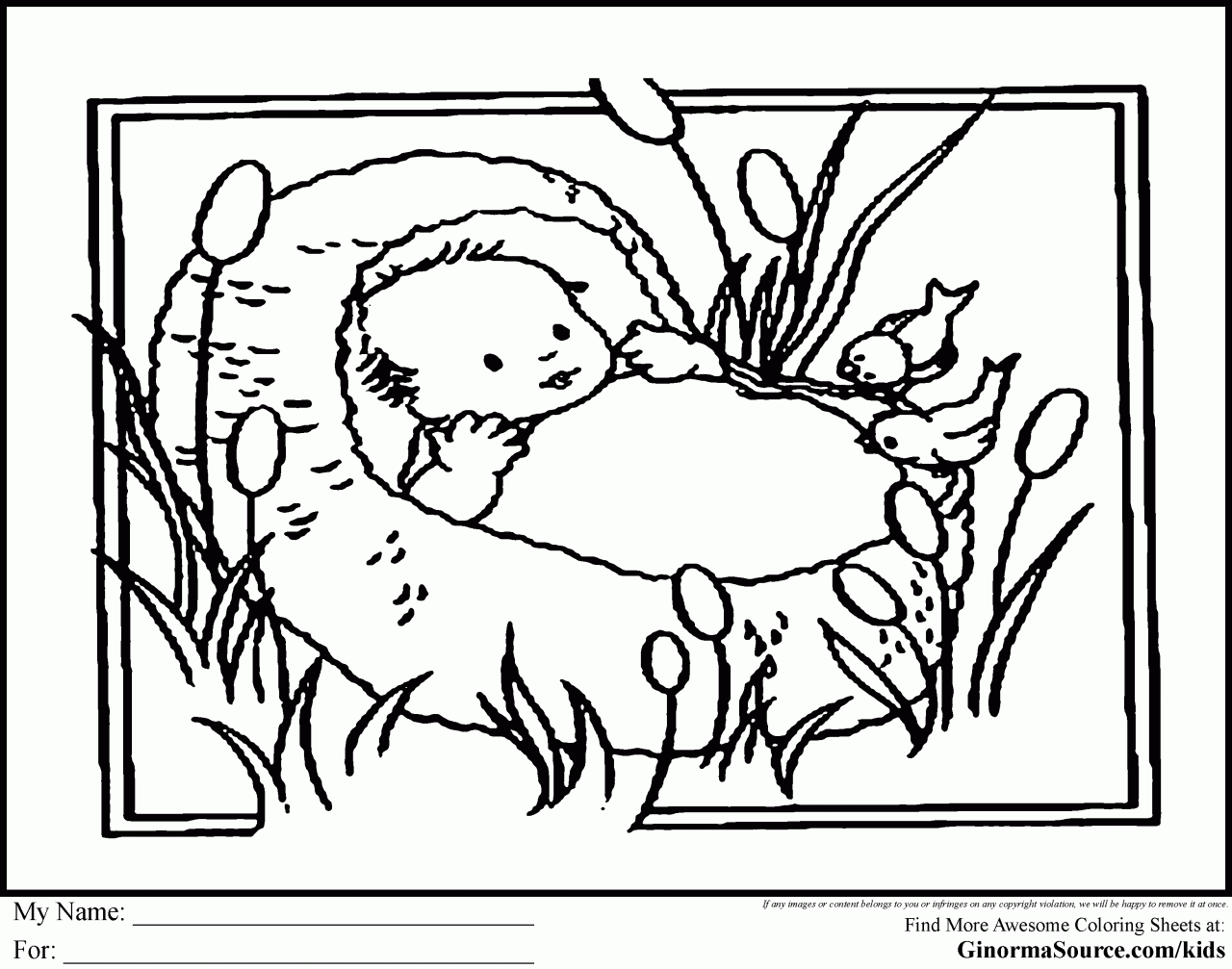 Moses Coloring Pages For Toddlers