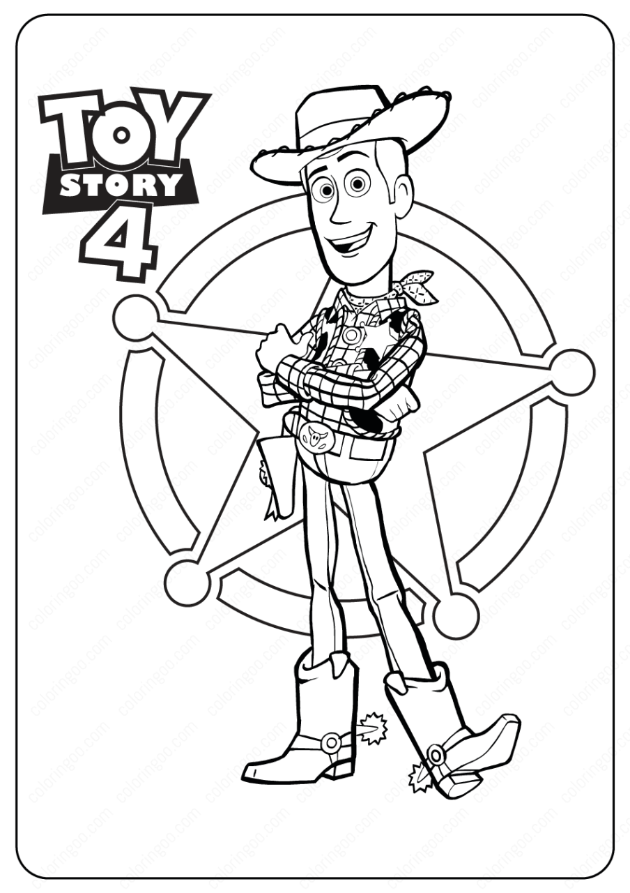 Toy Story Coloring Pages Forky
