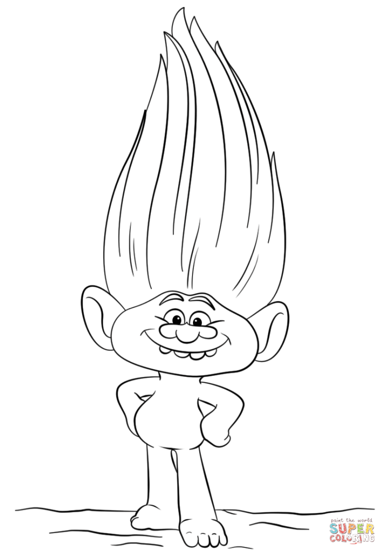Trolls World Tour Coloring Pages Queen Barb And Poppy