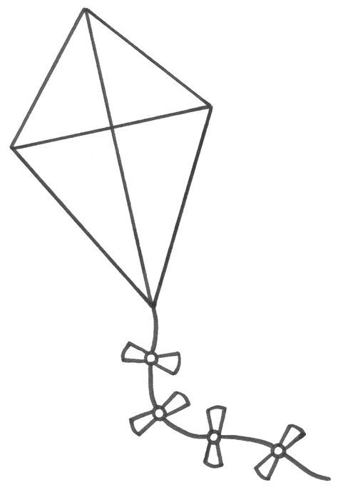 K For Kite Coloring Pages