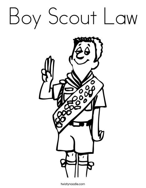 Free Printable Boy Scout Coloring Pages