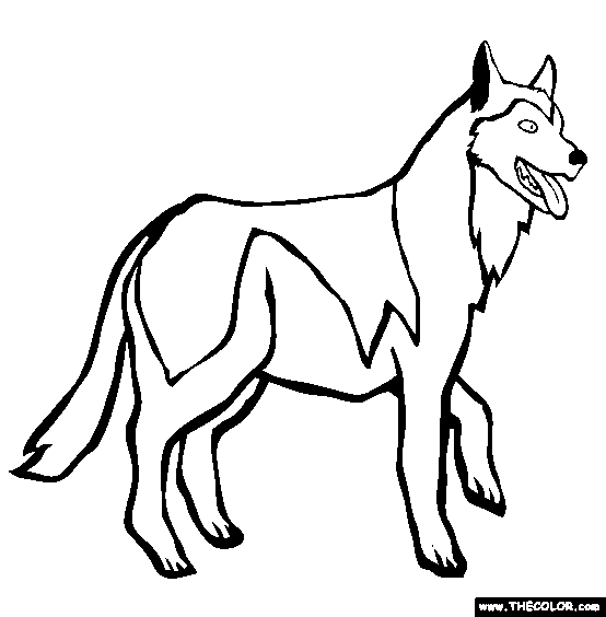 Husky Coloring Pages Printable