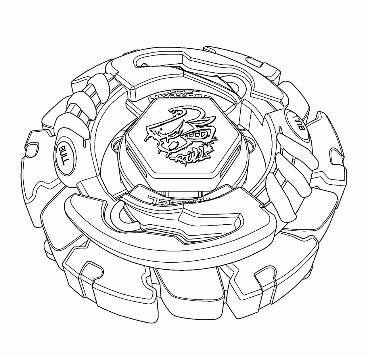 Beyblade Burst Coloring Pages Free