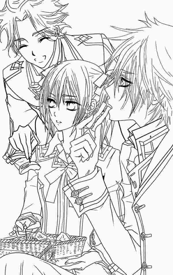 Vampire Knight Coloring Pages