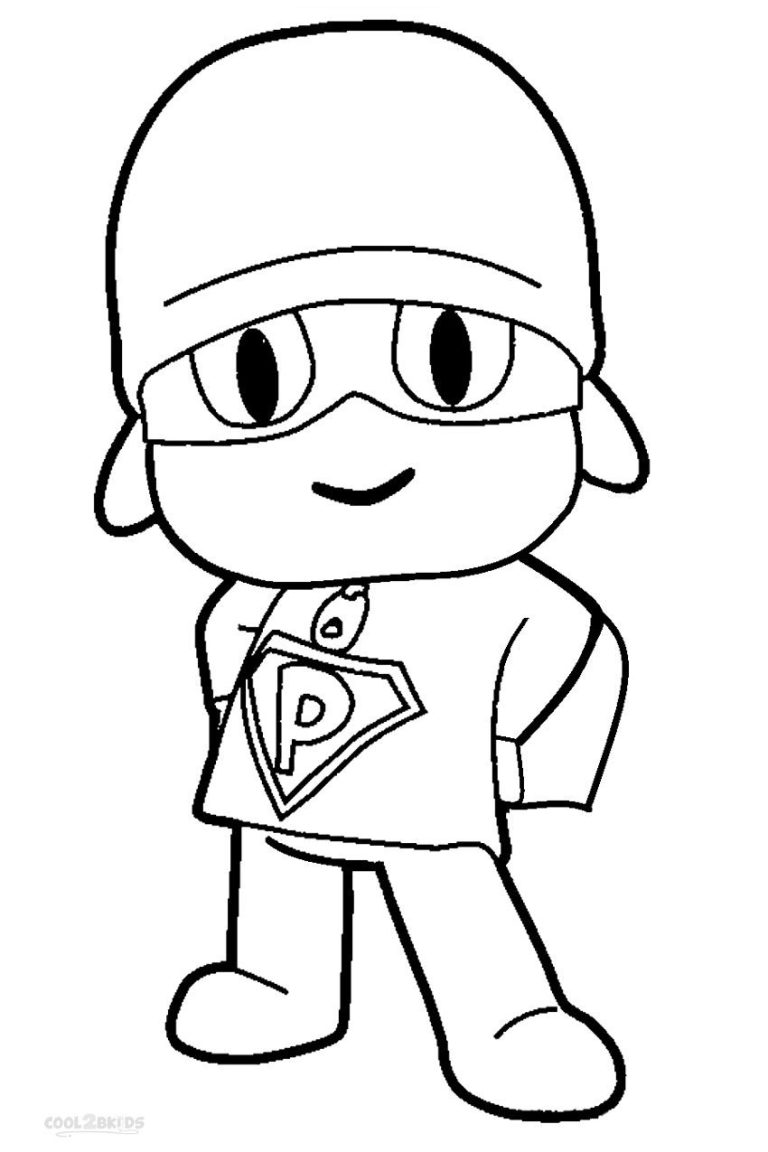 Pocoyo And Friends Pocoyo Coloring Pages