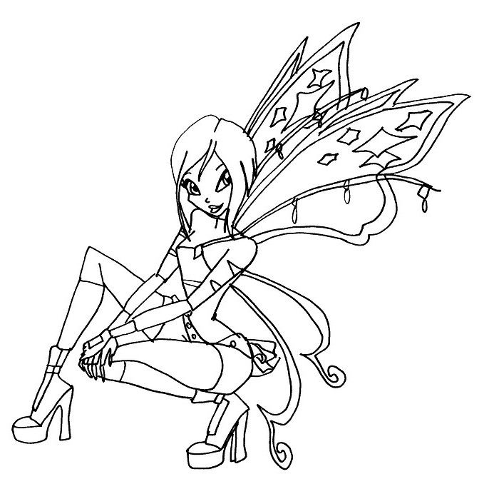 Magic Winx Coloring Pages