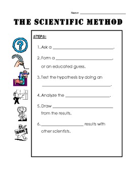 Scientific Method Worksheet Pdf 7th Grade