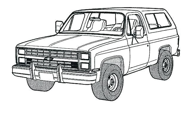 Free Printable Old Truck Coloring Pages