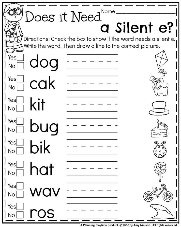 Phonics First Grade Reading Worksheets