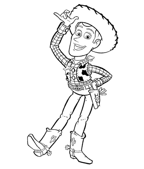 Toy Story Woody Coloring Pages