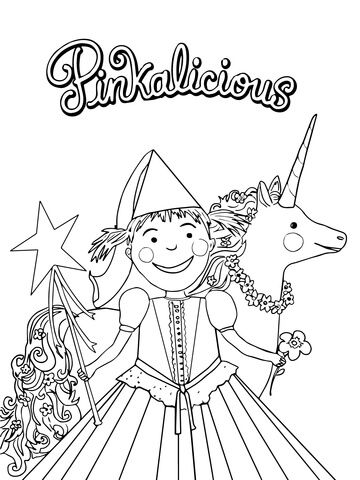 Pinkalicious Coloring Pages Free