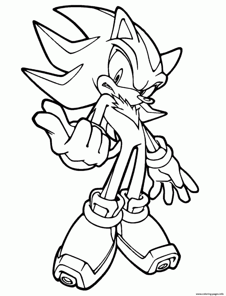 Sonic The Hedgehog Coloring Books