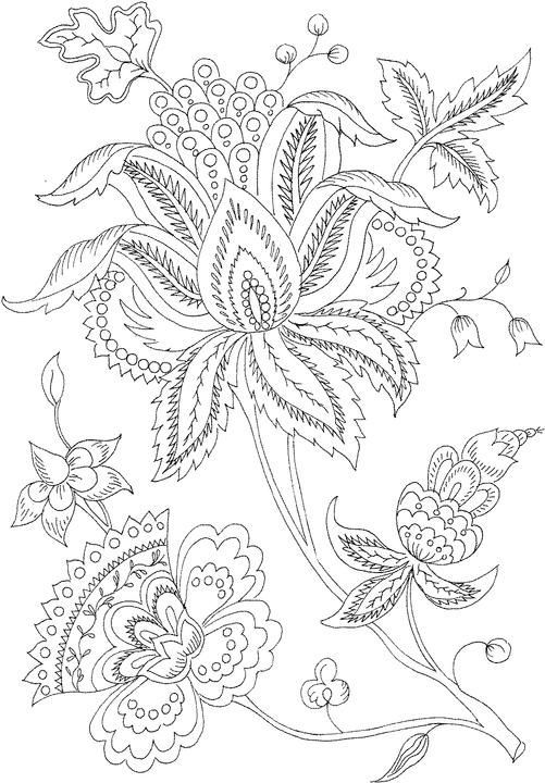 Flower Intricate Coloring Pages