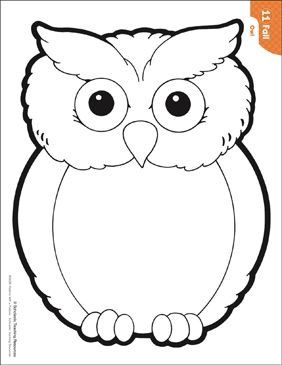 Owl Clipart Coloring Pages