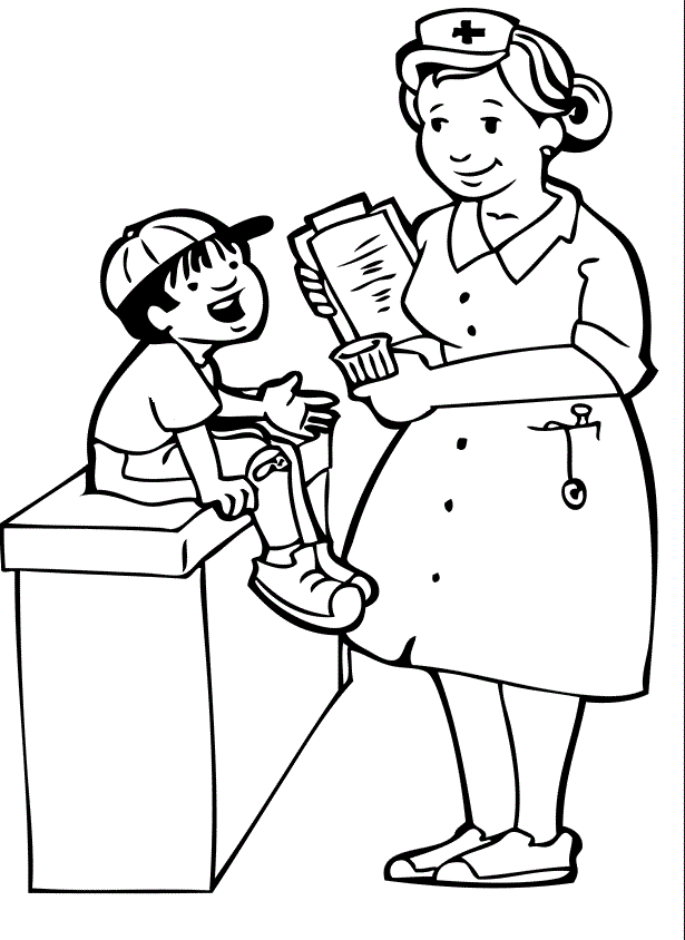 Doctor Coloring Pages Free Printable