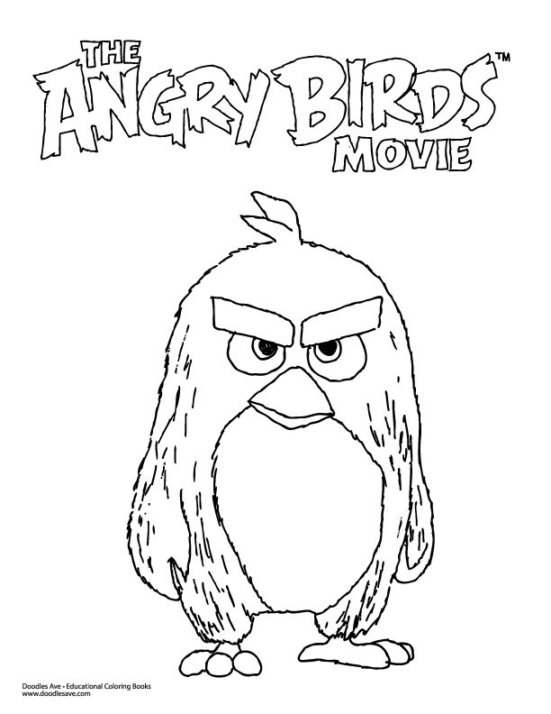 Free Printable Angry Birds Movie Coloring Pages