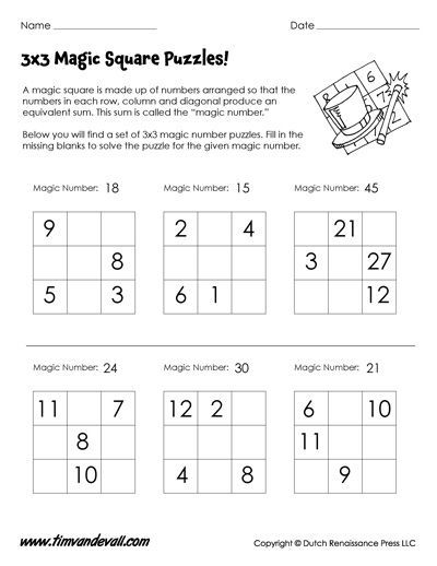 Square Numbers Worksheet With Answers