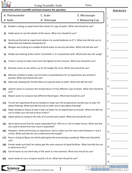 Common Core Sheets Understanding Ratios Answer Key