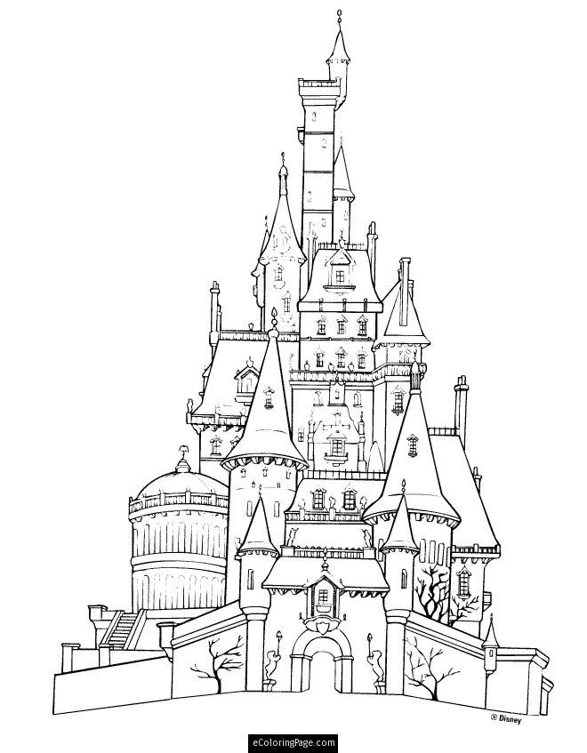 Cartoon Coloring Castle