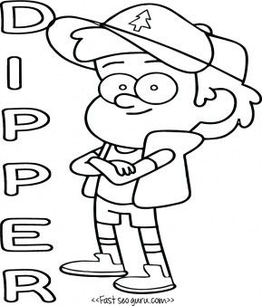Gravity Falls Coloring Pages Bill Cipher