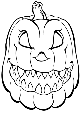 Halloween Coloring Pages Printouts